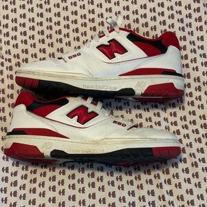 New Balance 550 White and Red Men’s sneakers